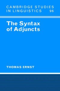 Cover image for The Syntax of Adjuncts