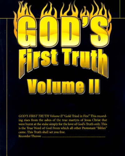 Cover image for God's First Truth: Volume II