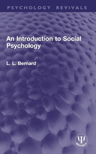 Cover image for An Introduction to Social Psychology