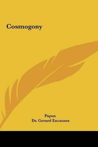 Cosmogony Cosmogony