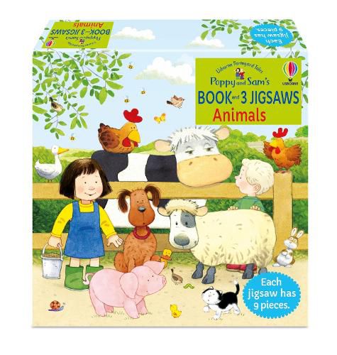 Cover image for Poppy and Sam's Book and 3 Jigsaws: Animals