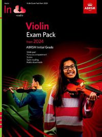 Cover image for Violin Exam Pack from 2024, Initial Grade, Violin Part, Piano Accompaniment & Audio