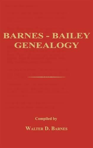 Cover image for Barnes-Bailey Genealogy