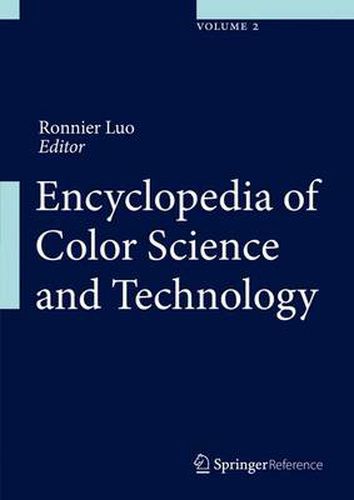 Cover image for Encyclopedia of Color Science and Technology