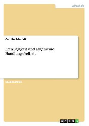 Cover image for Freizugigkeit und allgemeine Handlungsfreiheit