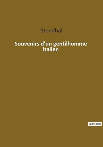 Cover image for Souvenirs d'un gentilhomme italien