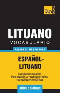 Cover image for Vocabulario espanol-lituano - 3000 palabras mas usadas