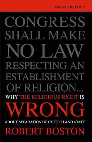 Cover image for Why Religious Right is Wrong: About Separation of Church and State