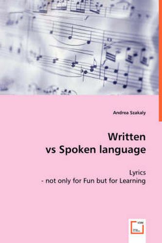 Cover image for Written vs Spoken Language