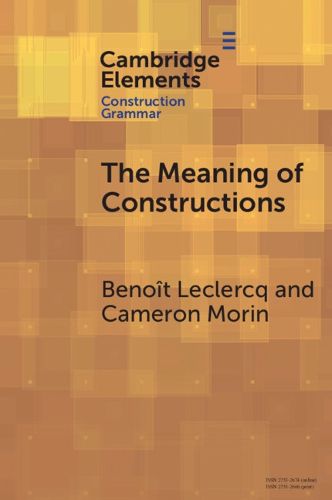 Cover image for The Meaning of Constructions