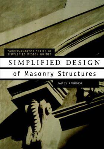 Cover image for Simplified Design of Masonry Structures