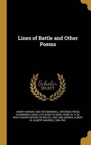 Cover image for Lines of Battle and Other Poems