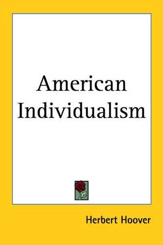 Cover image for American Individualism