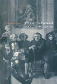 Cover image for Literary Patronage in England, 1650-1800