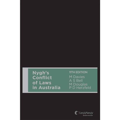 Cover image for Nygh's Conflict of Laws in Australia
