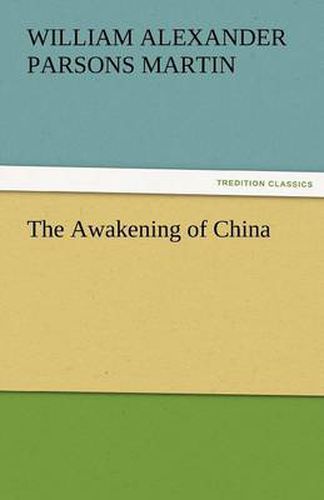 Cover image for The Awakening of China
