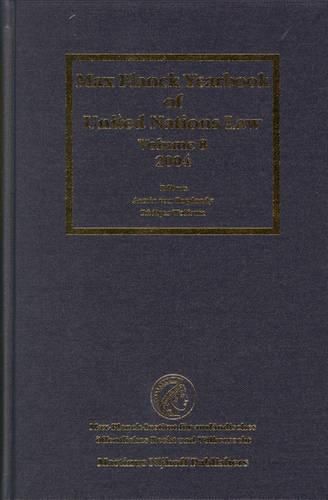 Cover image for Max Planck Yearbook of United Nations Law, Volume 8 (2004)