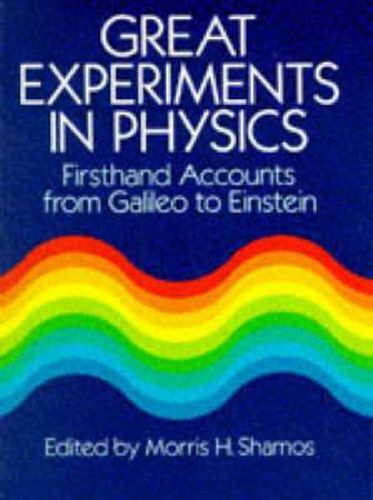 Cover image for Great Experiments in Physics