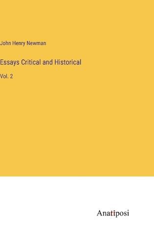 Cover image for Essays Critical and Historical