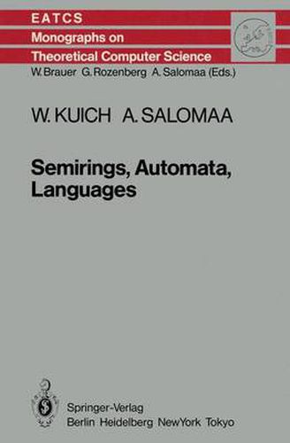 Cover image for Semirings, Automata, Languages