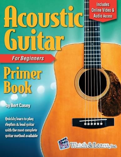 Cover image for Acoustic Guitar Primer Book for Beginners with Online Video and Audio Access