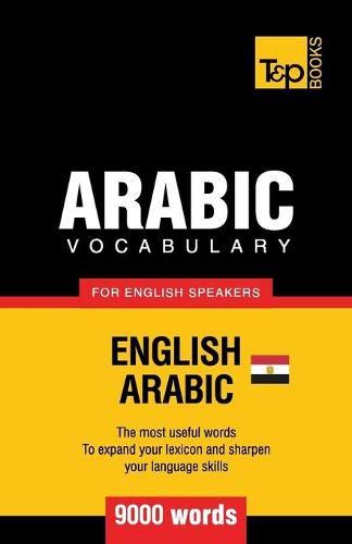 Cover image for Egyptian Arabic vocabulary for English speakers - 9000 words