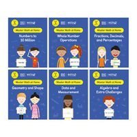 Cover image for Math - No Problem! Collection of 6 Workbooks, Grade 5 Ages 10-11
