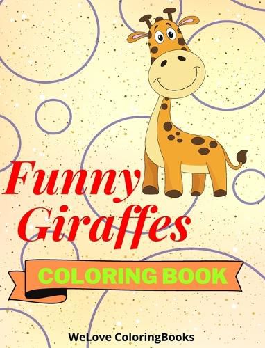 Cover image for Funny Giraffes Coloring Book