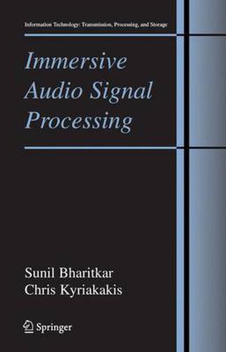 Cover image for Immersive Audio Signal Processing