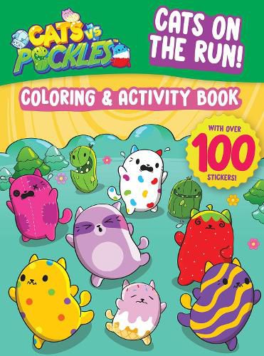 Cover image for CATS ON THE RUN! - COLORING & ACTIVITY BOOK