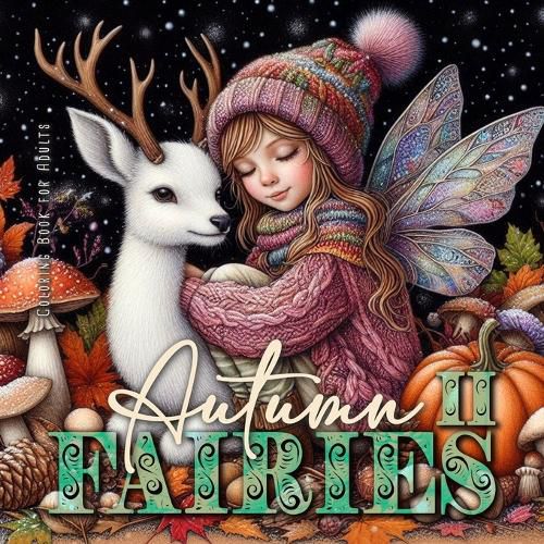 Cover image for Autumn Fairies Coloring Book for Adults 2