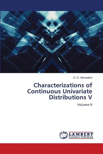 Cover image for Characterizations of Continuous Univariate Distributions V