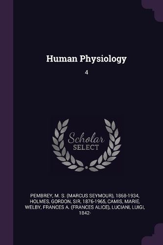 Cover image for Human Physiology