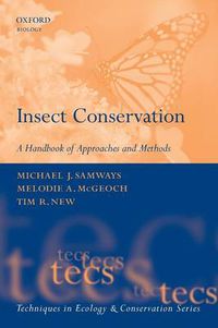 Cover image for Insect Conservation: A Handbook of Approaches and Methods