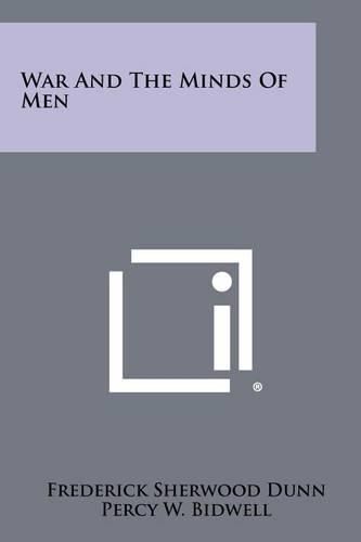 Cover image for War and the Minds of Men