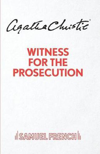 Cover image for Witness for the Prosecution: Play