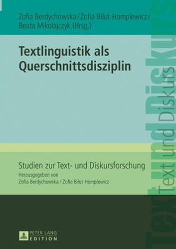 Cover image for Textlinguistik ALS Querschnittsdisziplin