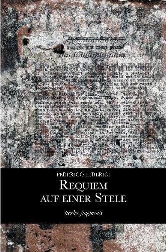 Cover image for Requiem auf einer Stele (twelve fragments)