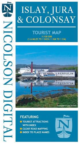 Cover image for Nicolson Tourist Map Islay and Jura