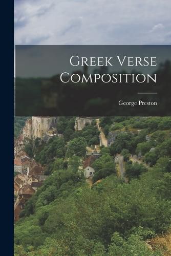 Cover image for Greek Verse Composition