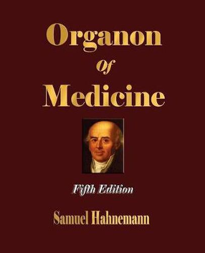 Cover image for Organon of Medicine - Fifth Edition