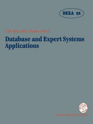 Cover image for Database and Expert Systems Applications: Proceedings of the International Conference in Valencia, Spain, 1992