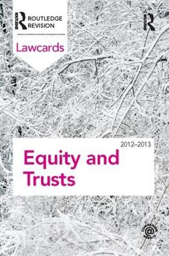 Cover image for Equity and Trusts Lawcards 2012-2013
