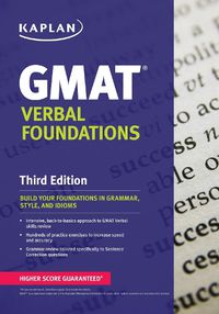 Cover image for Kaplan GMAT Verbal Foundations