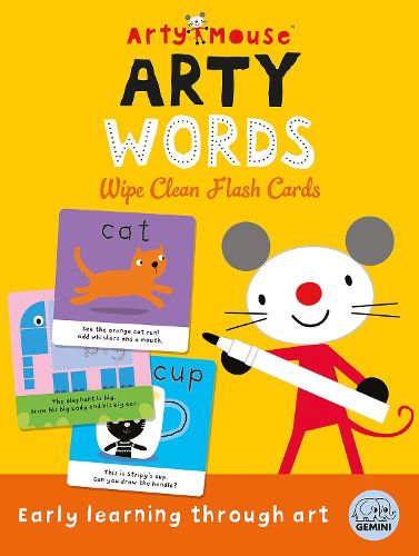 Cover image for Arty Mouse Arty Words Wipe Clean Flash Cards