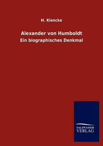 Cover image for Alexander von Humboldt