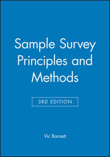 Cover image for Sample Survey Principles and Methods