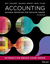 Cover image for Accounting: Business Reporting for Decision Making, 8th Edition