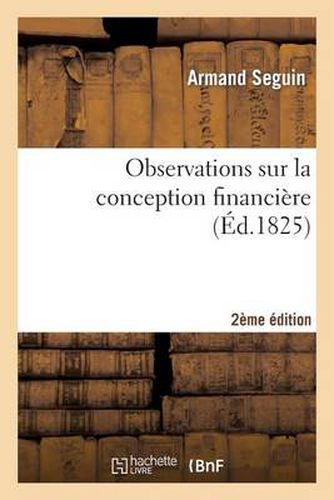 Observations Sur La Conception Financiere 2e Edition