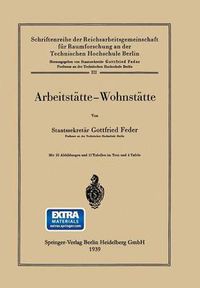 Cover image for Arbeitstatte -- Wohnstatte